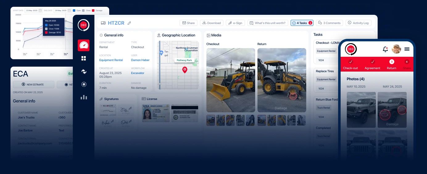 Record360 Inspections Dashboard