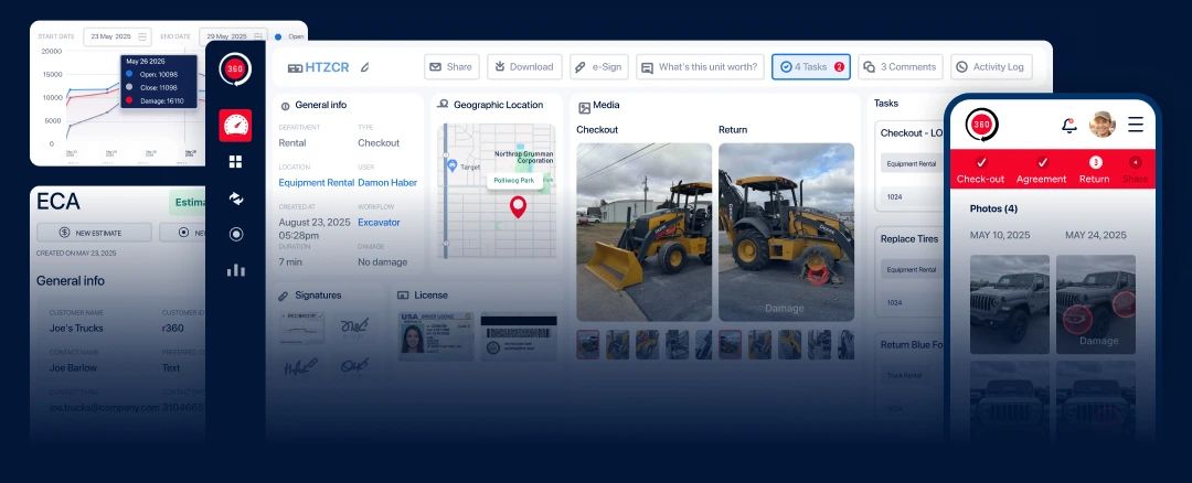 Record360 Inspections Dashboard