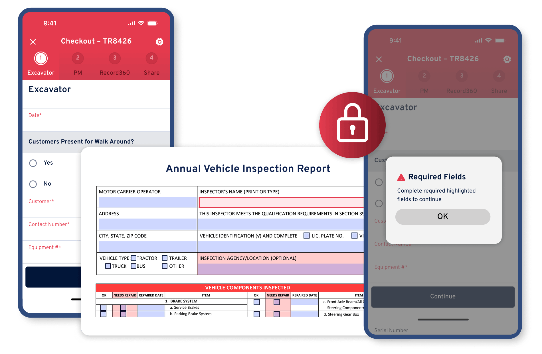 Record360 required fields enforcement