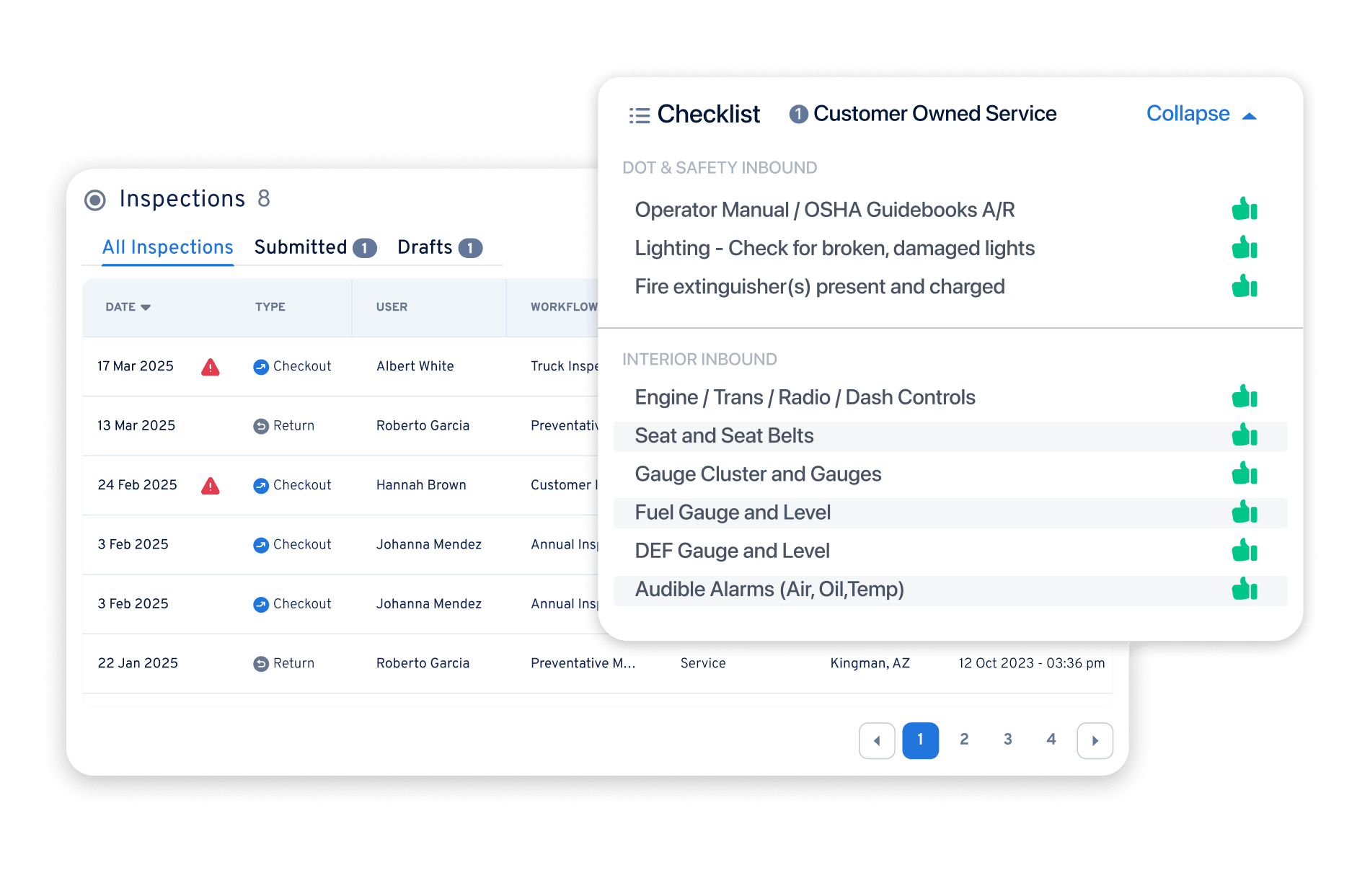 Record360 standardized inspection workflows